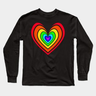 Rosy Heart (Rainbow 2) Long Sleeve T-Shirt